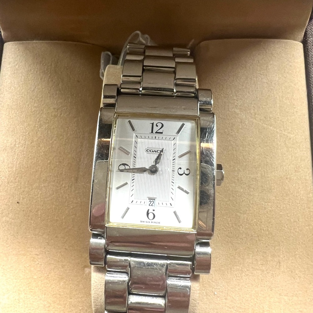 Coach Silver Watch